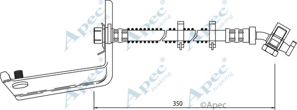 APEC BRAKING stabdžių žarnelė HOS3545